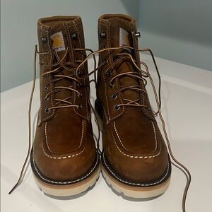 Carhartt Men's Tan Leather Work Boots